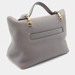 Hermes Etain Togo and Swift Leather 24/24 Top Handle Bag