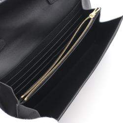 Hermes Black Epsom Leather Constance Long To Go Crossbody Bag