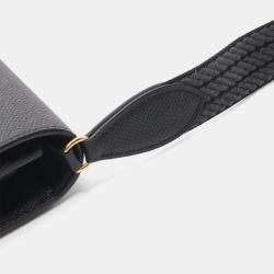 Hermes Black Epsom Leather Constance Long To Go Crossbody Bag