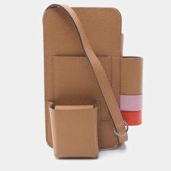 Hermes Multicolor Epsom Leather Hermesway Phone Case Shoulder Bag