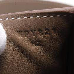 Hermes Etoupe Grey Taurillon Clemence Leather Lindy Mini Shoulder Bag