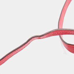 Hermes Red Chevre Leather Chaine d'Ancre Compact Wallet Bag