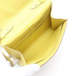 Hermes Lime Chevre Leather Clic Shoulder Bag 16 