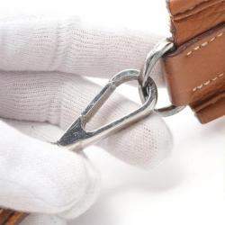 Pre Owned Hermes Gold Taurillon Clemence Evelyne Crossbody Bag GM