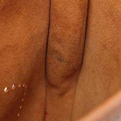 Pre Owned Hermes Gold Taurillon Clemence Evelyne Crossbody Bag GM