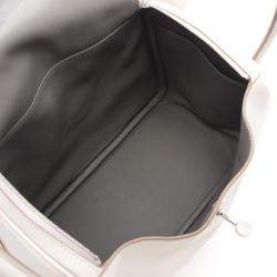Hermes Gris Pale Swift Leather Lindy 26 Shoulder Bag