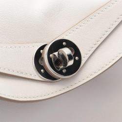 Hermes Gris Pale Swift Leather Lindy 26 Shoulder Bag