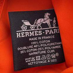 Hermes Black Cotton Leather Bolide Mini Pouch