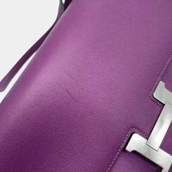Hermes Evercolor Elan Anemone Constance Shoulder Bag