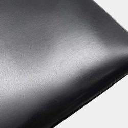 Hermes Black Calf Leather Box Kelly 28 Top Handle Bag
