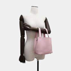 Hermes Rose Sakura Taurillon Clemence 18 Picotin Lock Bag