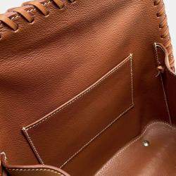 Hermes Natural/Fauve Willow Barenia Leather Bolit Picnic Size 24