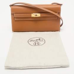 Hermès Gold Epsom Leather Kelly To Go Wallet