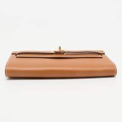 Hermès Gold Epsom Leather Kelly To Go Wallet
