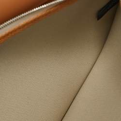 Hermes Ecru/Beige /Naturel Sable Canvas and Leather Herbag Zip Cabine Bag