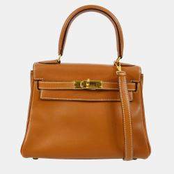 Hermes Gold Gulliver Kelly 20 Retourne Handbag