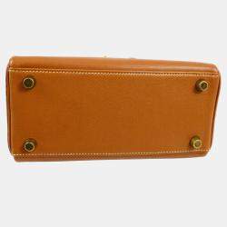 Hermes Gold Gulliver Kelly 20 Retourne Handbag