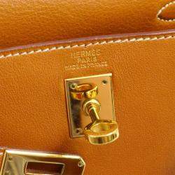 Hermes Gold Gulliver Kelly 20 Retourne Handbag
