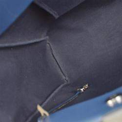Hermes Navy Officier Herbag Cabas MM Tote Bag