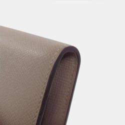 Hermes Epsom Leather Constance Long Wallet 