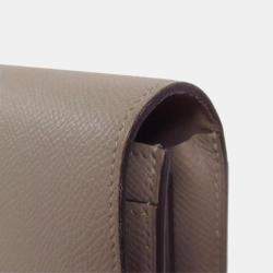 Hermes Epsom Leather Constance Long Wallet 