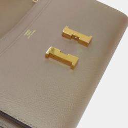 Hermes Epsom Leather Constance Long Wallet 
