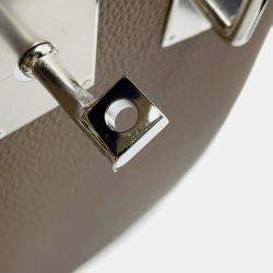 Hermes Etoupe Togo Leather Kelly Akkad PM Backpack
