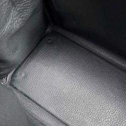 Hermes Black Togo Leather Kelly Retourne 28 Top Handle Bag