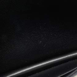 Hermes Noir Epsom Leather Palladium Finish Constance 18 Mini Bag