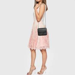Hermes Noir Epsom Leather Palladium Finish Constance 18 Mini Bag