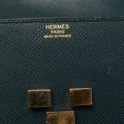Hermes Vert Cypres Epsom Leather Gold Finish Mosaique Au 24-17 Bag