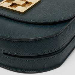 Hermes Vert Cypres Epsom Leather Gold Finish Mosaique Au 24-17 Bag