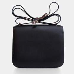 Hermes Black Swift Mini Constance 18