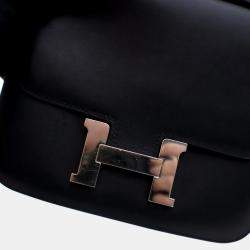 Hermes Black Swift Mini Constance 18