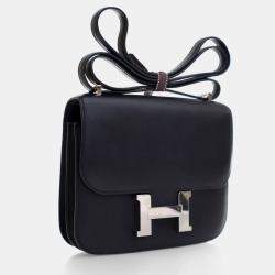 Hermes Black Swift Mini Constance 18