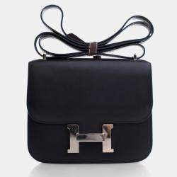 Hermes Black Swift Mini Constance 18