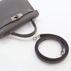 Hermes Mini Kelly Gris Meyer Epsom Leather Bag