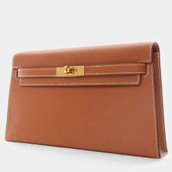 Hermes Gold Veau Madame Kelly Elan