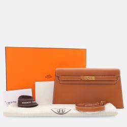 Hermes Gold Veau Madame Kelly Elan