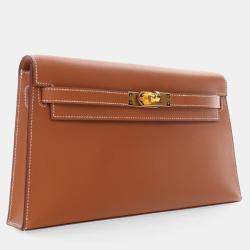 Hermes Gold Veau Madame Kelly Elan