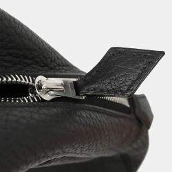Hermes Black Fjord Plume Doc 38 Handbag