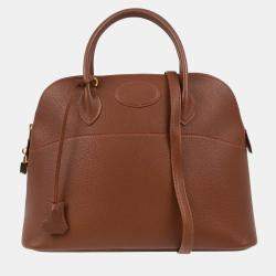 Hermes Noisette Ardennes Bolide 35 Handbag
