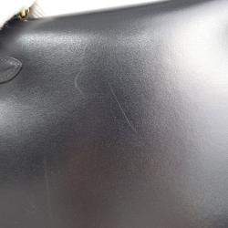 Hermes Black Box Calf Kelly 28 Sellier Handbag
