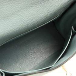  Hermes Ciel Taurillon Clemence Kelly 28 Retourne Handbag