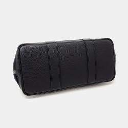 Hermes Black Canvas and Leather Garden Party 36