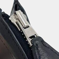 Hermes Black Leather Clutch and iPad Case