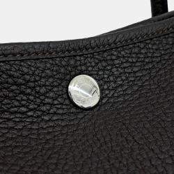 Hermes Black Leather Garden Party 36 bag
