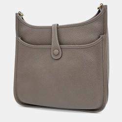 Hermes Beige Leather Evelyn 29 bag