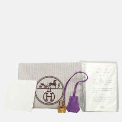 Hermes Purple Leather Birkin 30 Bag