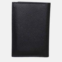 Hermes Black Epsom Leather MC2 Euclide Card Holder